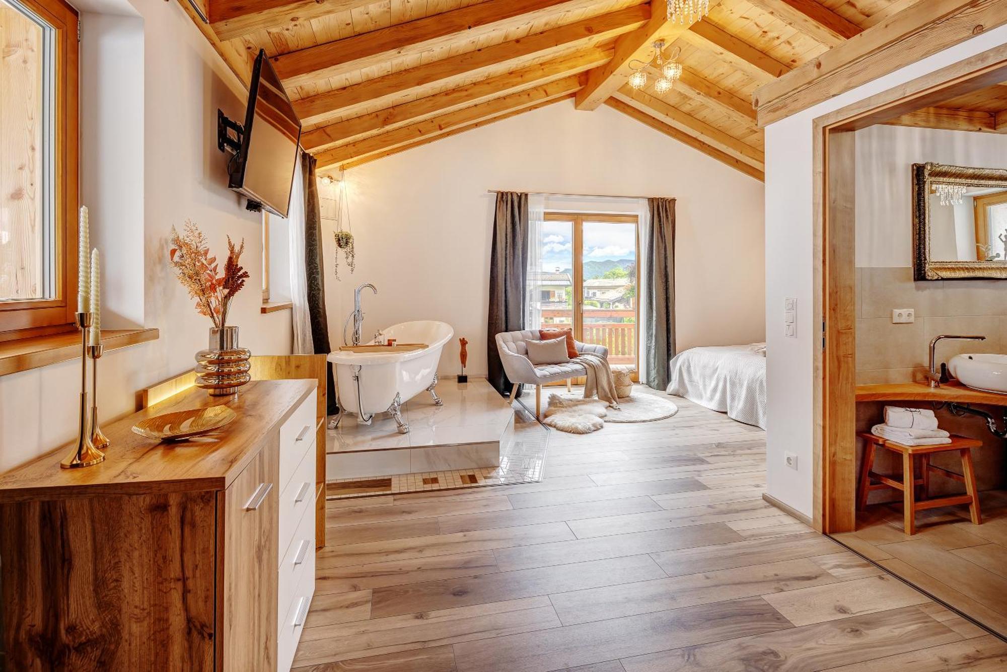 Landhaus Trinis - Kleine Kaffee Tee Theke Mit Kuehlschrank - Parkplatz Rotta Esterno foto